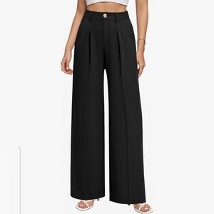 Clozoz Navy Wide-Leg Women's Dress Pants Size XL